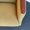 Scandinavian Modern Wingback Lounge Chair By B. J. Hansen