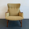 Scandinavian Modern Wingback Lounge Chair By B. J. Hansen