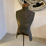 Early 20th Century Male Mannequin Torso On Stand