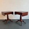 Pair Of Regency Mahogany Pembroke Drop-Leaf End Tables