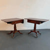 Pair Of Regency Mahogany Pembroke Drop-Leaf End Tables