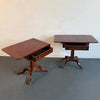 Pair Of Regency Mahogany Pembroke Drop-Leaf End Tables