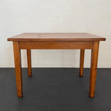 Early 20th Century Industrial Oak Library Desk