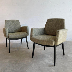 Mid-Century Modern Upholstered Armchairs By Jens Risom