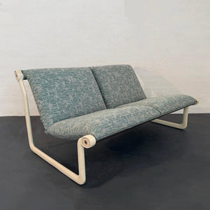 Mid-Century Modern Sling Loveseat Sofa By Hannah Morrison For Knoll