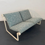 Mid-Century Modern Sling Loveseat Sofa By Hannah Morrison For Knoll