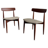 Pair Of Teak Side Dining Chairs By H.W. Klein For Bramin Mobler