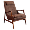 Scandinavian Modern High-Back Armchair By Folke Ohlsson For DUX