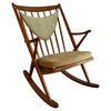 Danish Modern Teak Rocking Chair By Frank Reenskaug For Bramin