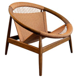 Danish Modern Ringstol Hoop Lounge Chair By Illum Wikkelso