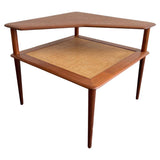 Danish Modern "Minerva" Corner Table By Peter Hvidt And Orla Mølgaard-Nielsen