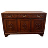 Craftsman Carved Oak Sideboard Credenza By Old Hickory Furniture Company