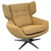 Scandinavian Modern Wingback Egg Swivel Lounge Chair