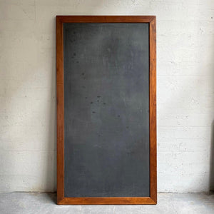 Large Industrial Framed Slate Chalkboard