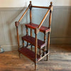 Maple and Leather Library Ladder