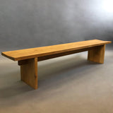 Minimal Oak Bench