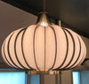 Milk Glass Onion Swag Pendant Light