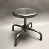 Industrial 4 Prong Brushed Steel Swivel Stools