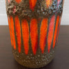 Fat Lava Cylinder Vase By Scheurich Keramik, West Germany