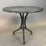 Oval Slate Café Table