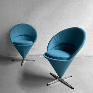 Pair Of Verner Panton Cone Chairs