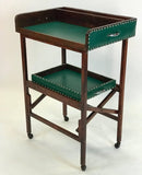 Cherrywood Folding Bar Cart