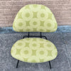 Mid-Century Modern Upholstered Lounge Slipper Chair