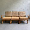 Heywood Wakefield 3 Piece Birch Sectional Sofa