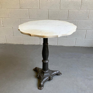 Art Deco Marble Bistro Café Dining Table