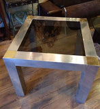 Aluminum & Brass Dining Table