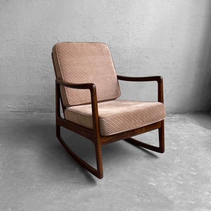 Scandinavian Modern Rocking Chair By Ole Wanscher, France & Daverkosen