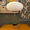 Modernist Chrome Mushroom Table Lamp By Sonneman