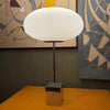 Modernist Chrome Mushroom Table Lamp By Sonneman