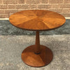 Walnut Pedestal Side Tables by Kipp Stewart for Drexel Declaration