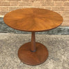 Walnut Pedestal Side Tables by Kipp Stewart for Drexel Declaration