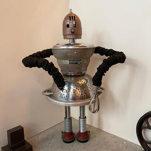 Chef Robot Sculpture By Bennett Robot Works