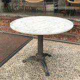 Marble and Cast Iron Table