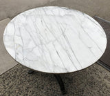 Marble and Cast Iron Table