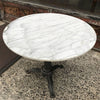 Marble and Cast Iron Table