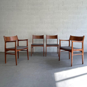 Danish Modern Teak Dining Chairs By Funder-Schmidt & Madsen For Odense