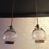 Clear Open Globe Pendants