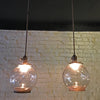 Clear Open Globe Pendants