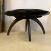 Heywood Wakefield Ebonized Maple Revolving Coffee Table