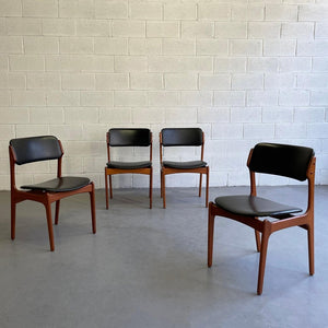 Danish Modern Teak Dining Chairs By Erik Buch For O.D. Mobler