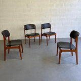 Danish Modern Teak Dining Chairs By Erik Buch For O.D. Mobler