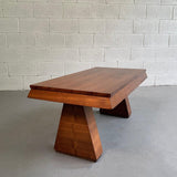 Art Deco Walnut Coffee Table Attributed To Donald Deskey