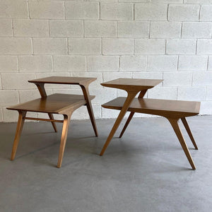 Mid Century Modern Step End Tables By John Van Koert For Drexel