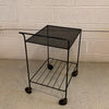 Mid Century Modern Wrought Iron Serving Bar Cart