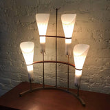 Frosted Funnel Table Lamp