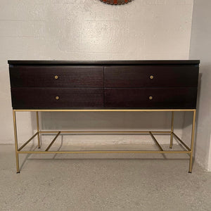 Ebonized Mahogany Sideboard Cabinet By Paul McCobb For Calvin